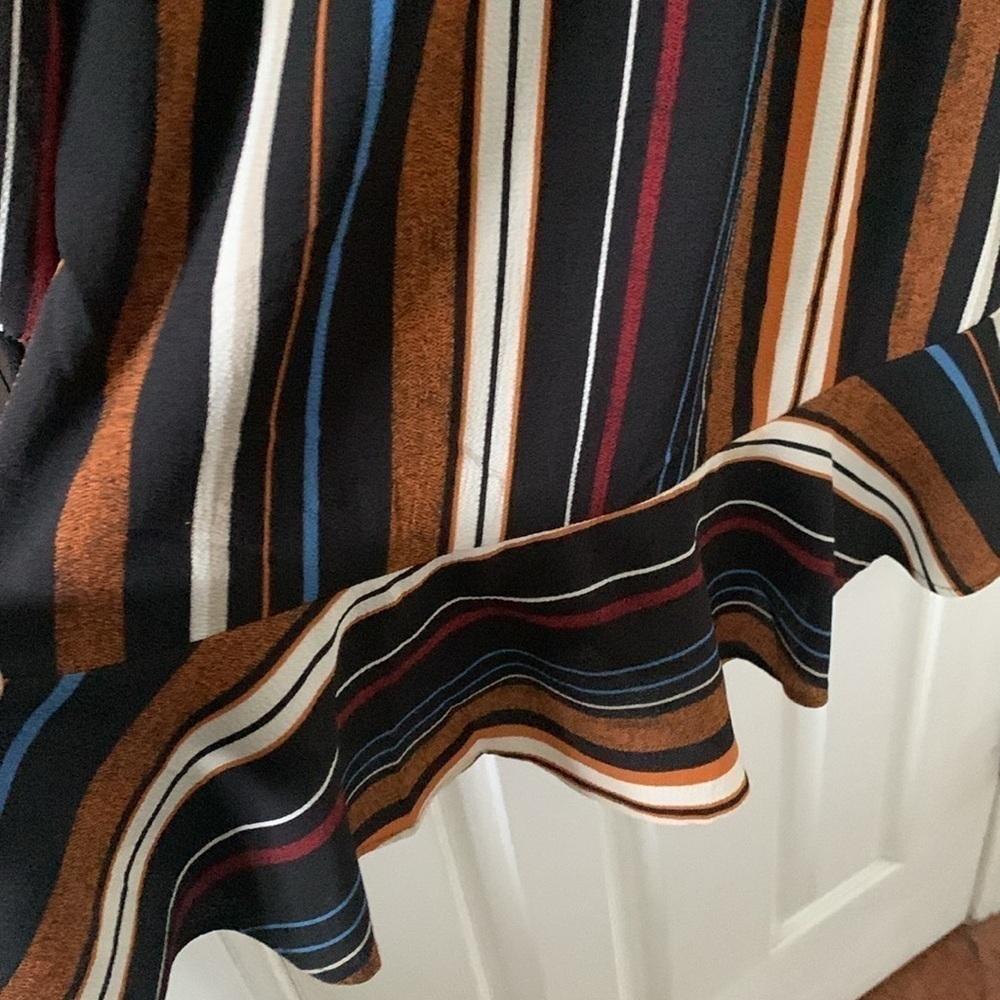 Le Liz Brown & Black Dress Size M - Picture 6 of 10